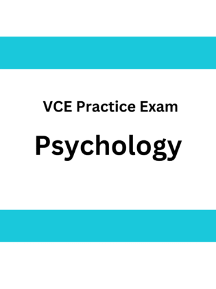 VCE Psychology Practice Exam