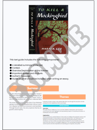 Text Guide: To Kill a Mockingbird