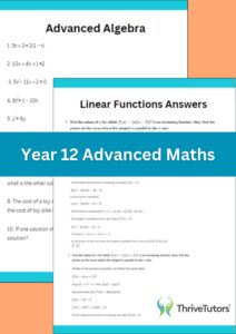 Year 12 Advanced Algebra Worksheet (1)