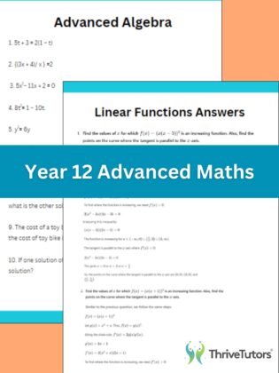 Year 12 Advanced Maths Revision