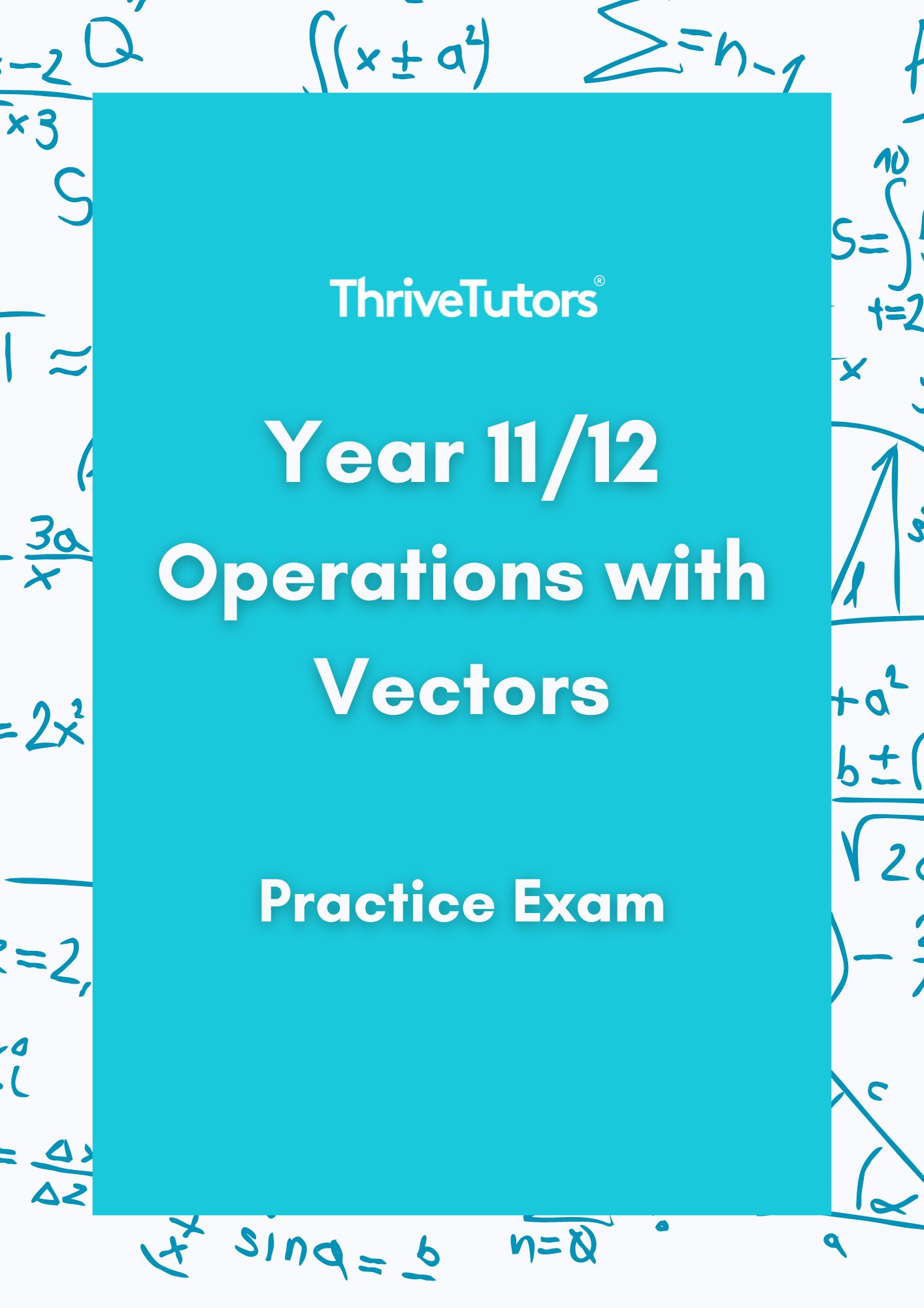 Year 11/12 Operations with Vectors Practice Exam