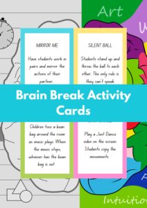 Brain Break Activity Cards