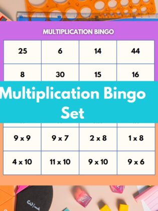 Multiplication Bingo Set