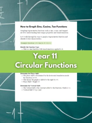 Year 11 Circular Functions Questions