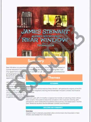 Rear Window Text Guide